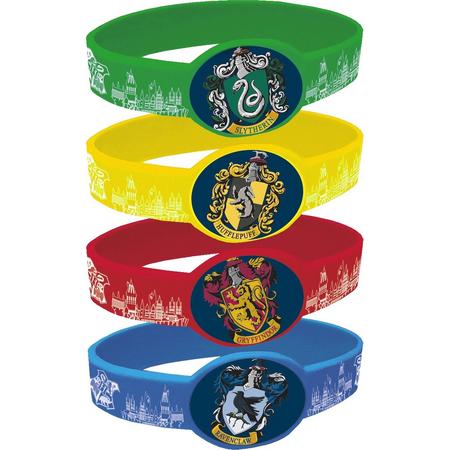 UNIQUE - 4 elastische Harry Potter armbanden - Accessoires > Sieraden